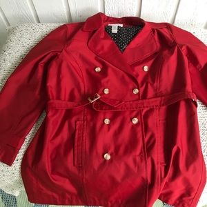 Red Rain Jacket